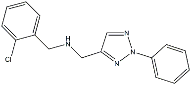 [(2-chlorophenyl)methyl][(2-phenyl-2H-1,2,3-triazol-4-yl)methyl]amine 구조식 이미지