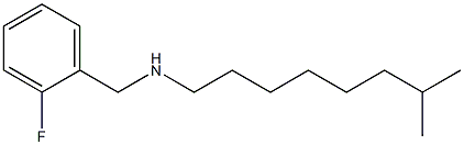 [(2-fluorophenyl)methyl](7-methyloctyl)amine 구조식 이미지