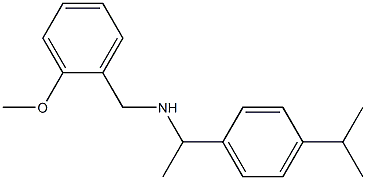 [(2-methoxyphenyl)methyl]({1-[4-(propan-2-yl)phenyl]ethyl})amine 구조식 이미지