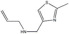 [(2-methyl-1,3-thiazol-4-yl)methyl](prop-2-en-1-yl)amine Structure