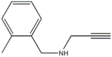 [(2-methylphenyl)methyl](prop-2-yn-1-yl)amine Structure