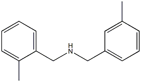 [(2-methylphenyl)methyl][(3-methylphenyl)methyl]amine Structure