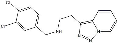 [(3,4-dichlorophenyl)methyl](2-{[1,2,4]triazolo[3,4-a]pyridin-3-yl}ethyl)amine 구조식 이미지