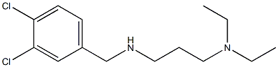 [(3,4-dichlorophenyl)methyl][3-(diethylamino)propyl]amine Structure