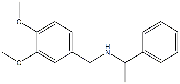 [(3,4-dimethoxyphenyl)methyl](1-phenylethyl)amine 구조식 이미지
