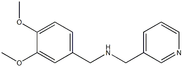 [(3,4-dimethoxyphenyl)methyl](pyridin-3-ylmethyl)amine Structure