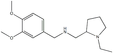 [(3,4-dimethoxyphenyl)methyl][(1-ethylpyrrolidin-2-yl)methyl]amine Structure