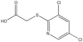 [(3,5-dichloropyridin-2-yl)thio]acetic acid Structure