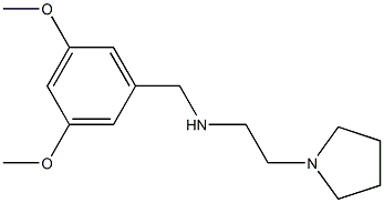 [(3,5-dimethoxyphenyl)methyl][2-(pyrrolidin-1-yl)ethyl]amine Structure