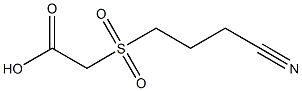 [(3-cyanopropyl)sulfonyl]acetic acid 구조식 이미지