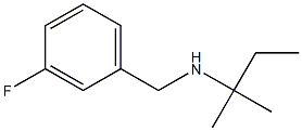 [(3-fluorophenyl)methyl](2-methylbutan-2-yl)amine 구조식 이미지