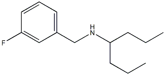 [(3-fluorophenyl)methyl](heptan-4-yl)amine Structure