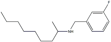 [(3-fluorophenyl)methyl](nonan-2-yl)amine Structure