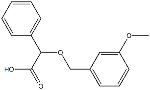 [(3-methoxybenzyl)oxy](phenyl)acetic acid Structure