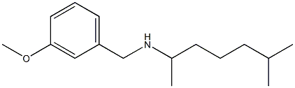 [(3-methoxyphenyl)methyl](6-methylheptan-2-yl)amine Structure