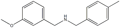 [(3-methoxyphenyl)methyl][(4-methylphenyl)methyl]amine 구조식 이미지