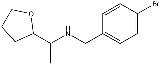 [(4-bromophenyl)methyl][1-(oxolan-2-yl)ethyl]amine Structure