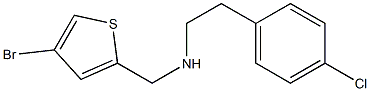 [(4-bromothiophen-2-yl)methyl][2-(4-chlorophenyl)ethyl]amine 구조식 이미지