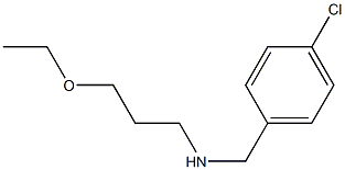 [(4-chlorophenyl)methyl](3-ethoxypropyl)amine 구조식 이미지