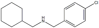 [(4-chlorophenyl)methyl](cyclohexylmethyl)amine Structure