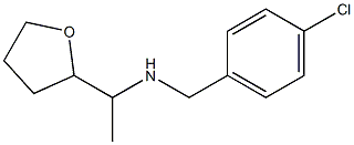 [(4-chlorophenyl)methyl][1-(oxolan-2-yl)ethyl]amine 구조식 이미지