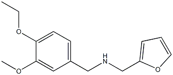 [(4-ethoxy-3-methoxyphenyl)methyl](furan-2-ylmethyl)amine 구조식 이미지