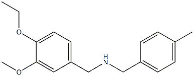 [(4-ethoxy-3-methoxyphenyl)methyl][(4-methylphenyl)methyl]amine 구조식 이미지
