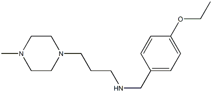 [(4-ethoxyphenyl)methyl][3-(4-methylpiperazin-1-yl)propyl]amine 구조식 이미지