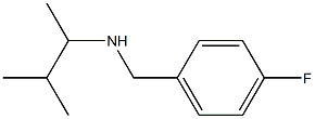 [(4-fluorophenyl)methyl](3-methylbutan-2-yl)amine Structure