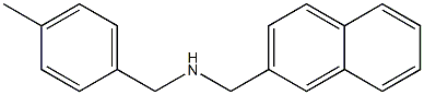 [(4-methylphenyl)methyl](naphthalen-2-ylmethyl)amine Structure