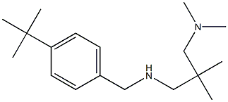 [(4-tert-butylphenyl)methyl]({2-[(dimethylamino)methyl]-2-methylpropyl})amine 구조식 이미지