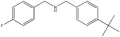 [(4-tert-butylphenyl)methyl][(4-fluorophenyl)methyl]amine 구조식 이미지