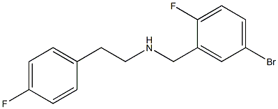 [(5-bromo-2-fluorophenyl)methyl][2-(4-fluorophenyl)ethyl]amine 구조식 이미지