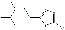 [(5-chlorothiophen-2-yl)methyl](3-methylbutan-2-yl)amine Structure