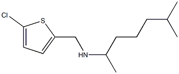 [(5-chlorothiophen-2-yl)methyl](6-methylheptan-2-yl)amine 구조식 이미지