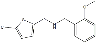 [(5-chlorothiophen-2-yl)methyl][(2-methoxyphenyl)methyl]amine 구조식 이미지