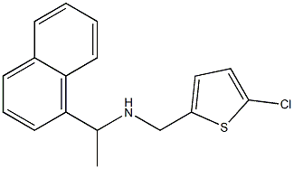 [(5-chlorothiophen-2-yl)methyl][1-(naphthalen-1-yl)ethyl]amine 구조식 이미지