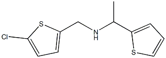 [(5-chlorothiophen-2-yl)methyl][1-(thiophen-2-yl)ethyl]amine Structure