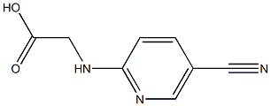 [(5-cyanopyridin-2-yl)amino]acetic acid 구조식 이미지
