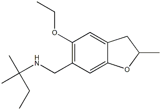 [(5-ethoxy-2-methyl-2,3-dihydro-1-benzofuran-6-yl)methyl](2-methylbutan-2-yl)amine 구조식 이미지