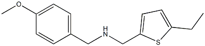 [(5-ethylthiophen-2-yl)methyl][(4-methoxyphenyl)methyl]amine 구조식 이미지