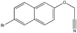 [(6-bromo-2-naphthyl)oxy]acetonitrile Structure