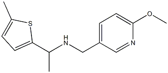 [(6-methoxypyridin-3-yl)methyl][1-(5-methylthiophen-2-yl)ethyl]amine 구조식 이미지