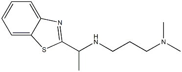 [1-(1,3-benzothiazol-2-yl)ethyl][3-(dimethylamino)propyl]amine 구조식 이미지