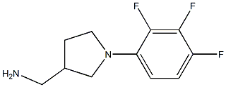 [1-(2,3,4-trifluorophenyl)pyrrolidin-3-yl]methylamine 구조식 이미지