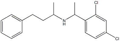 [1-(2,4-dichlorophenyl)ethyl](4-phenylbutan-2-yl)amine 구조식 이미지