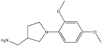 [1-(2,4-dimethoxyphenyl)pyrrolidin-3-yl]methylamine 구조식 이미지