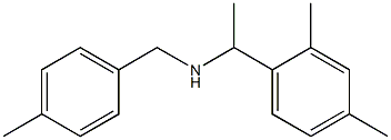 [1-(2,4-dimethylphenyl)ethyl][(4-methylphenyl)methyl]amine 구조식 이미지