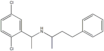 [1-(2,5-dichlorophenyl)ethyl](4-phenylbutan-2-yl)amine 구조식 이미지