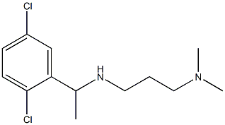 [1-(2,5-dichlorophenyl)ethyl][3-(dimethylamino)propyl]amine Structure